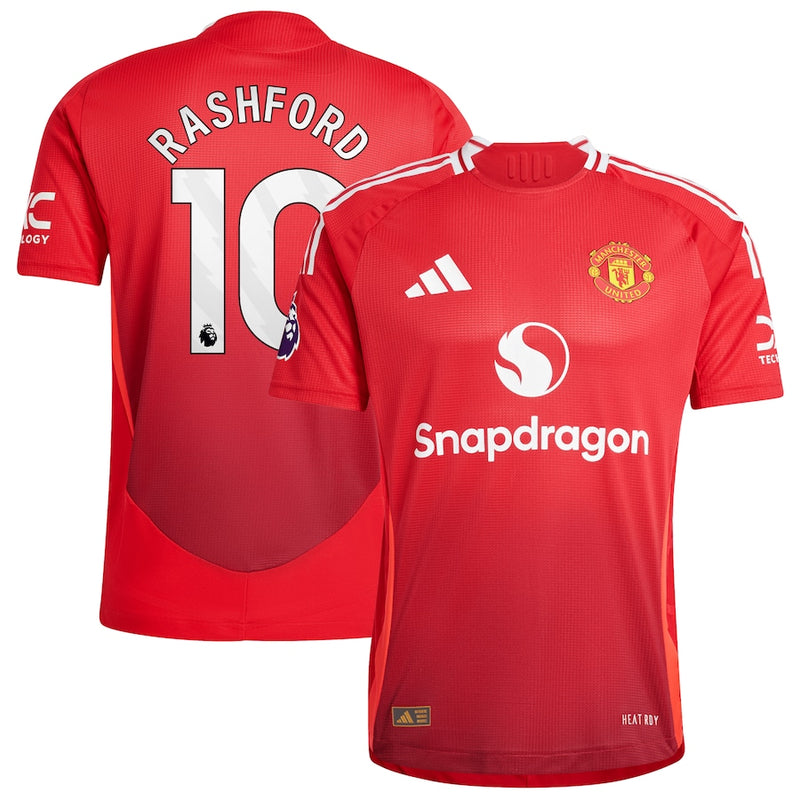 Marcus Rashford Manchester United 2024/2025 Home Player Jersey - Red