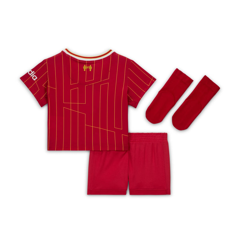 Liverpool Nike Infant 2024/25 Home Custom Stadium Kit Set - Red