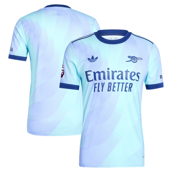 Arsenal adidas Shirt 2024/2025 Third Custom Jersey - Aqua