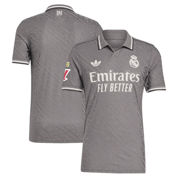 Real Madrid adidas Shirt 2024/2025 Third Custom Jersey - Charcoal