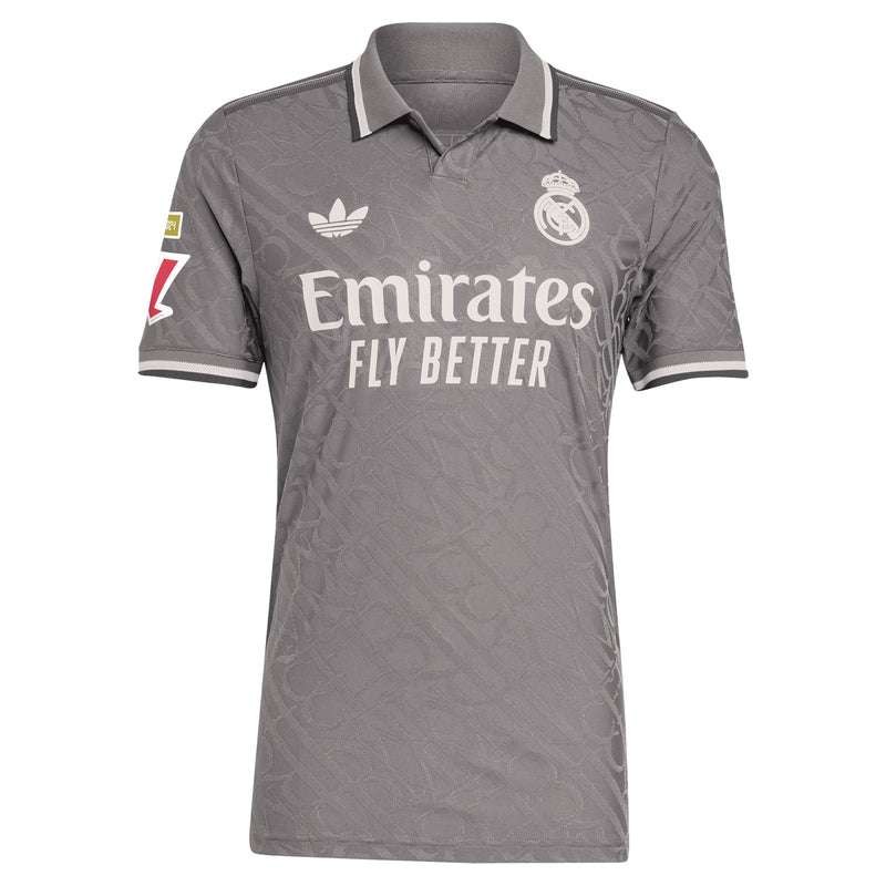 Jude Bellingham Real Madrid adidas Shirt 2024/25 Third Player Jersey - Charcoal