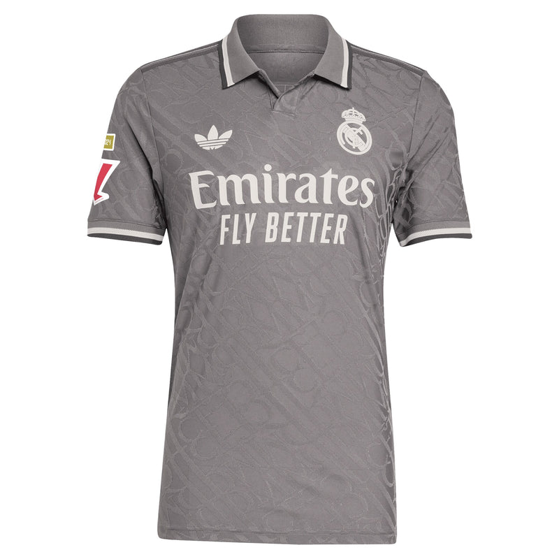 Vini Jr. Real Madrid adidas Shirt 2024/25 Third Player Jersey - Charcoal