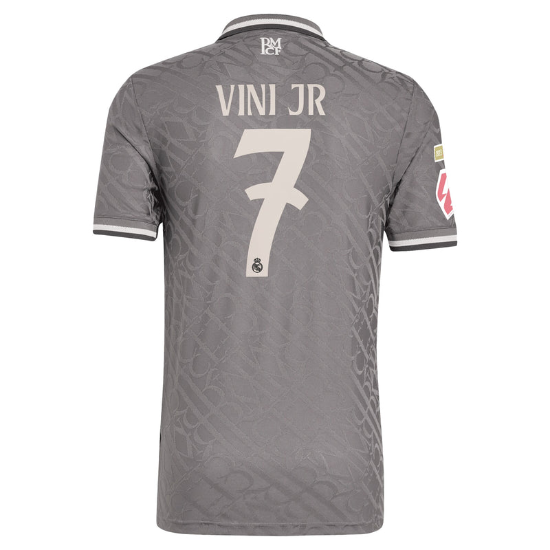 Vini Jr. Real Madrid adidas Shirt 2024/25 Third Player Jersey - Charcoal