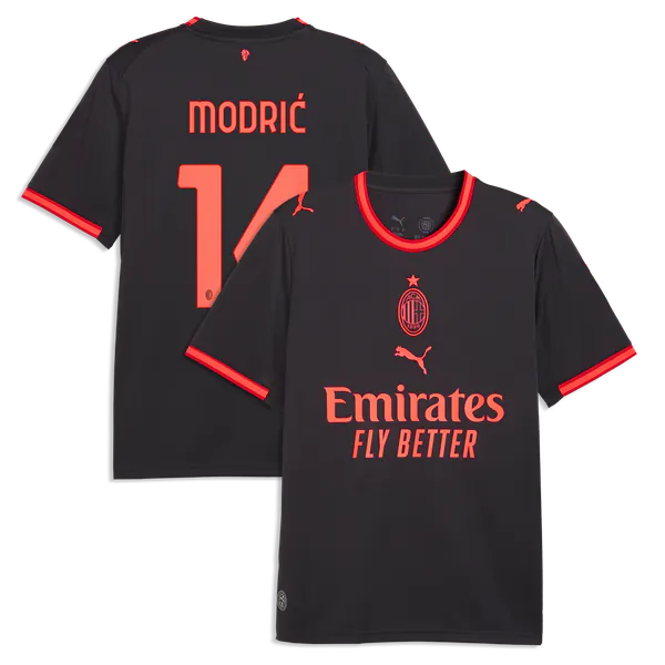 Luka Modrić AC Milan Official-Puma 2026/27 Third Replica Jersey - Gray