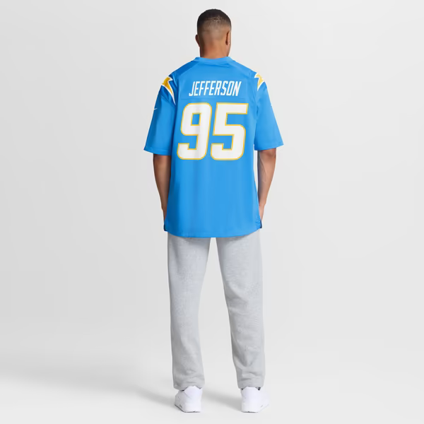 Jordan Jefferson Los Angeles Chargers Official-Nike Team Game Jersey - Powder Blue