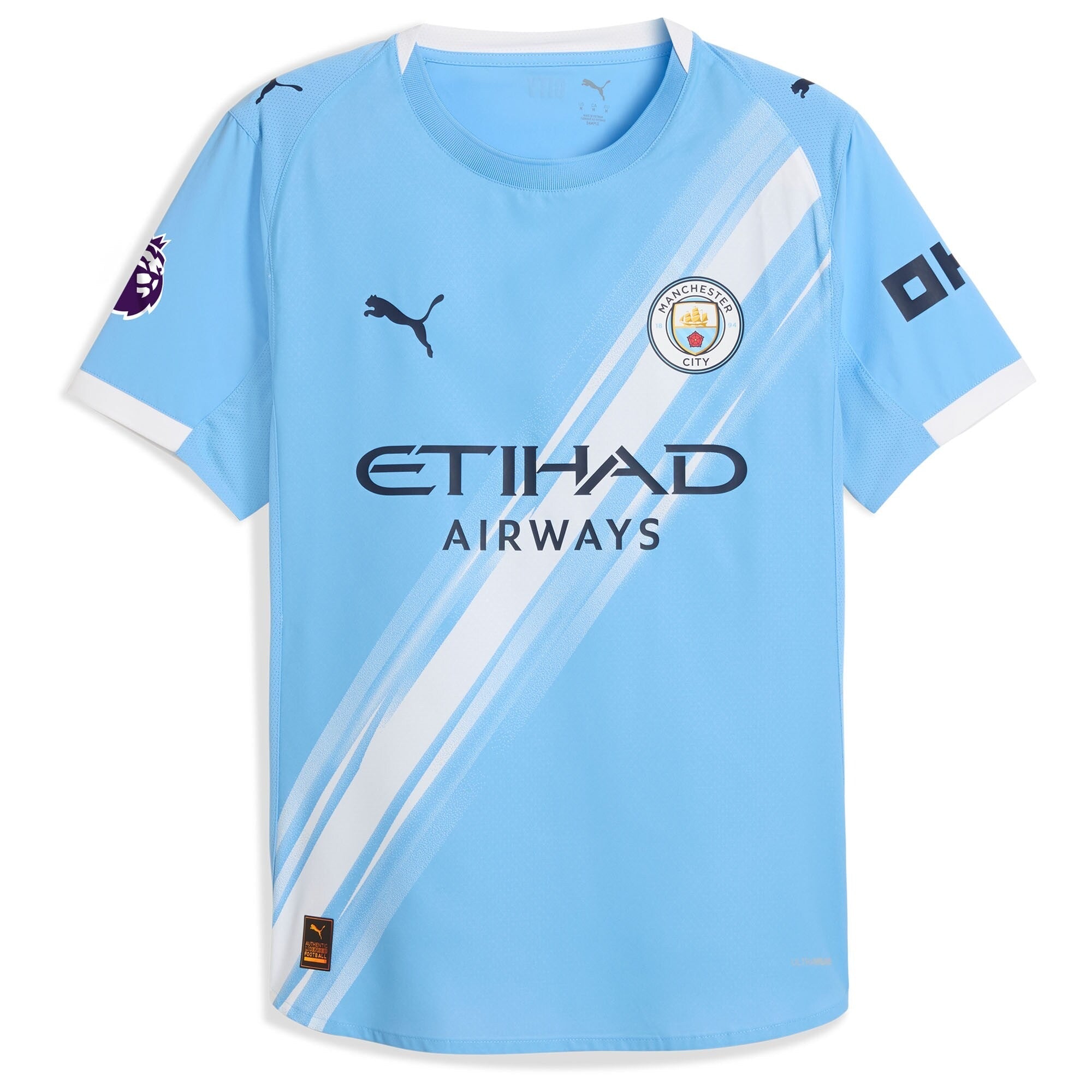 Erling Haaland Manchester City Puma 2025/26 Home Player Jersey - Sky Blue - Jersey Teams World
