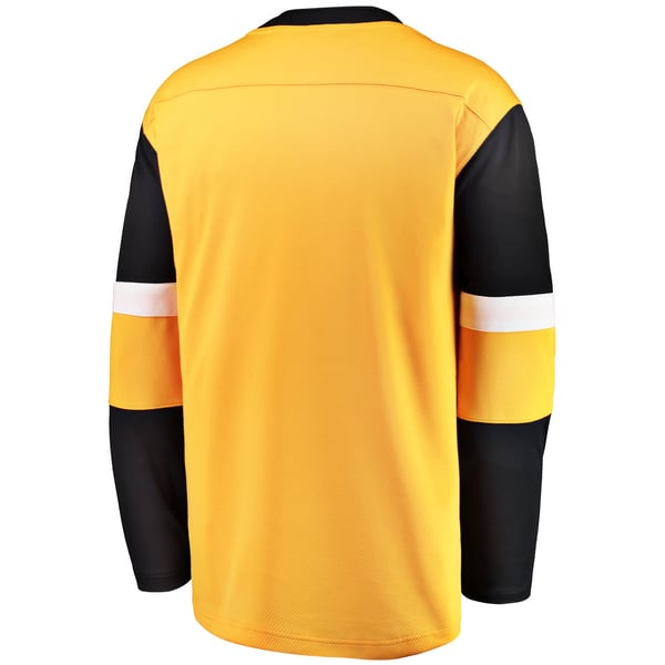 Teams Fans Shop Fanatics Pittsburgh Penguins Alternate Breakaway Jersey Gold