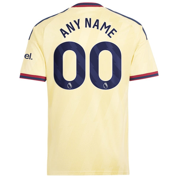 Arsenal Official-Adidas 2026/27 Third Replica Custom Jersey - Yellow