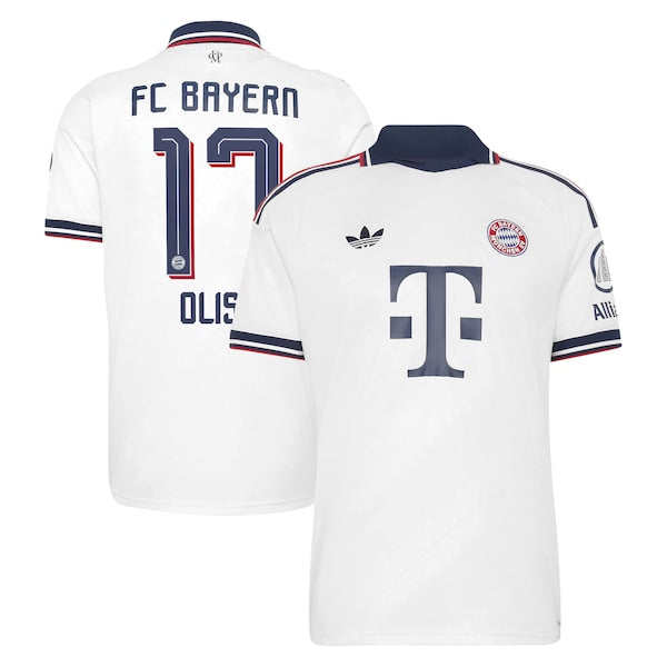 Michael Olise Bayern Munich Official-Adidas 2026/27 Away Replica Jersey - White