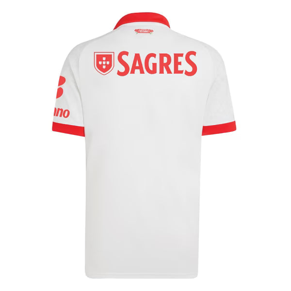 Benfica Official-Adidas 2026/27 Away Replica Jersey - White