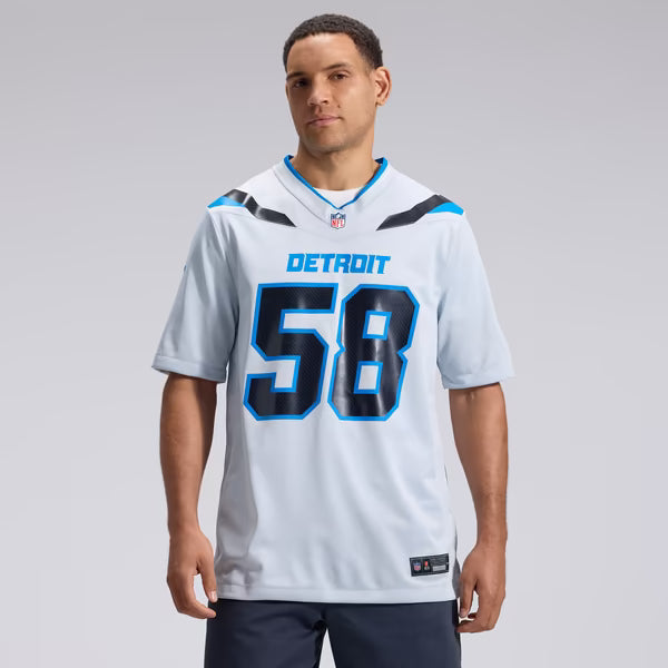 Penei Sewell Detroit Lions Official-Nike 2026 Rivalries Collection Game Jersey - Silver