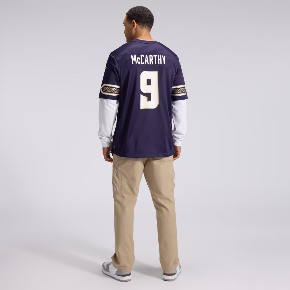 J.J McCarthy Minnesota Vikings Official-Nike 2026 Rivalries Collection Game Jersey - Purple