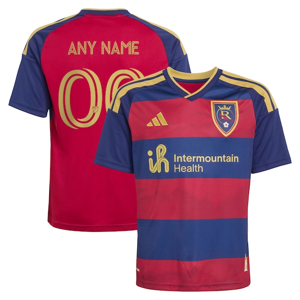Official-Adidas Real Salt Lake Youth 2026 The Switchback Replica Custom Jersey Red