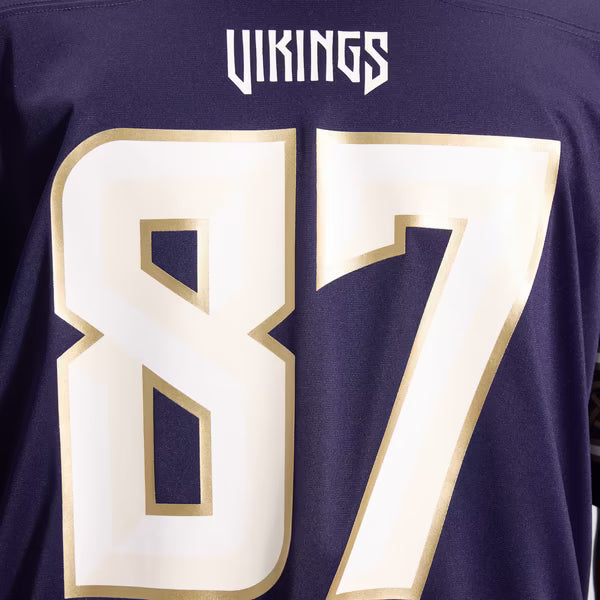 T.J. Hockenson Minnesota Vikings Official-Nike 2026 Rivalries Collection Game Jersey - Purple