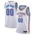 Teams Fans Shop Nike Unisex Oklahoma City Thunder Swingman Custom Jersey White