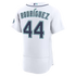 Julio Rodriguez Seattle Mariners Official-Nike Home 50th Season Authentic Jersey - White