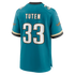 Bhayshul Tuten Jacksonville Jaguars Official-Nike Alternate 2 Game Jersey - Teal