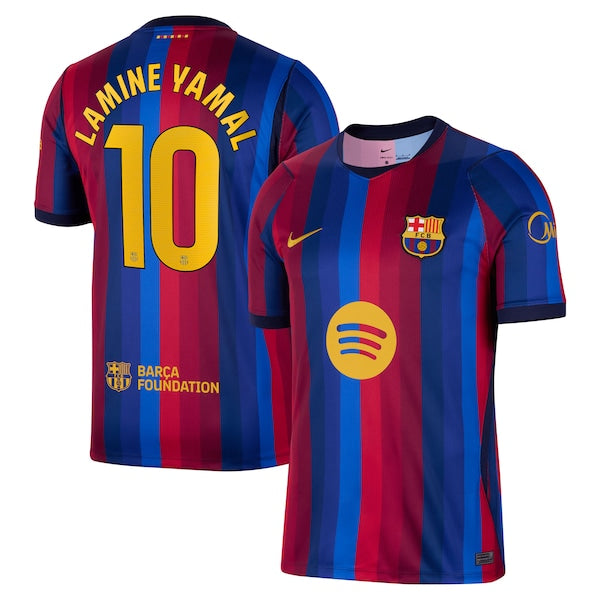 Official-nike Lamine Yamal Barcelona 2026/27 Home Stadium Replica Jersey Red