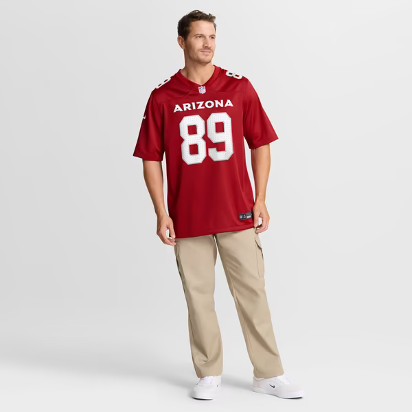 Hunter Long Arizona Cardinals Official-Nike Team Game Jersey - Cardinal