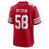 Jarrett Patterson San Francisco 49ers Official-Nike Team Game Jersey - Scarlet