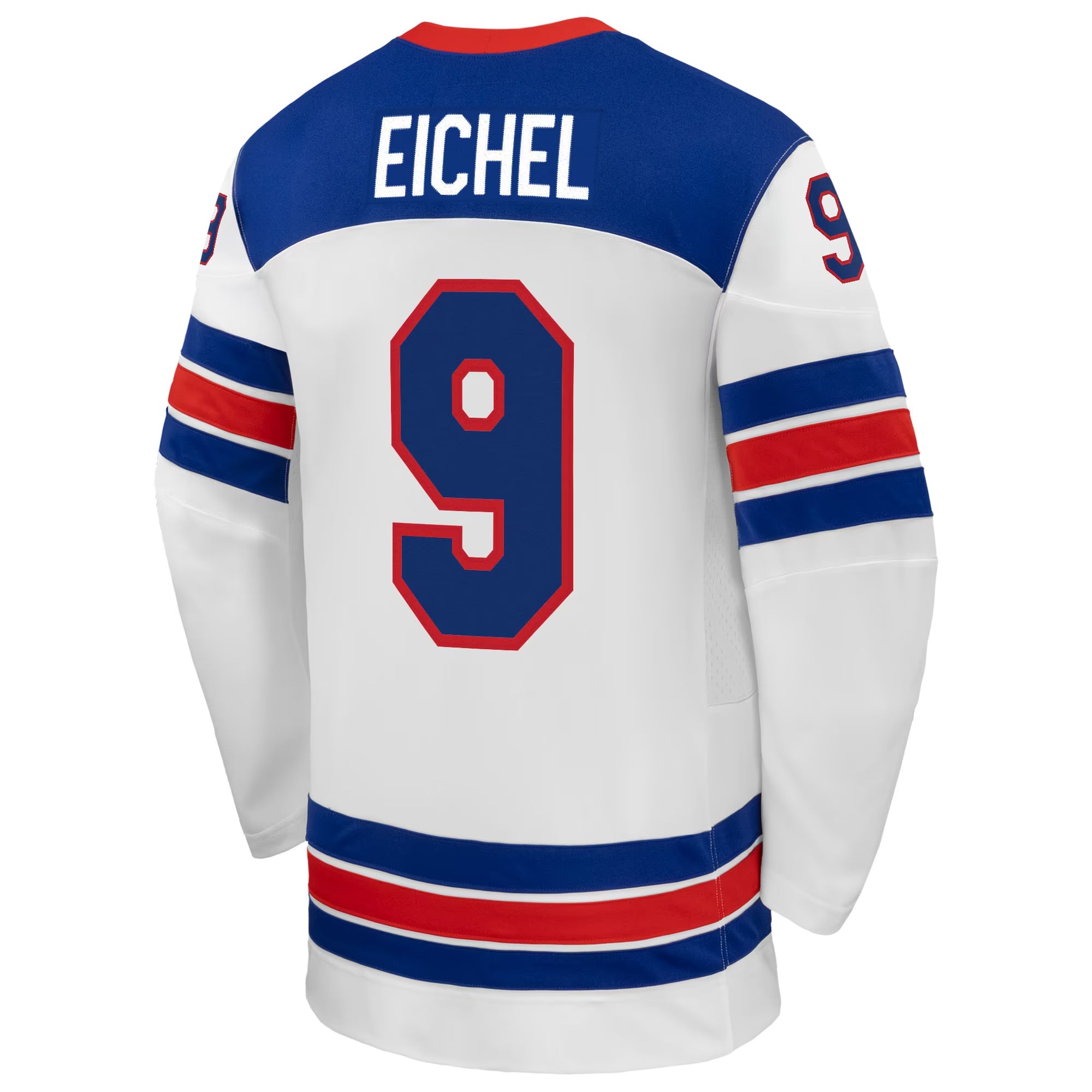Teams Fans Shop Jack Eichel USA Hockey Nike 2026 Away Replica Jersey White