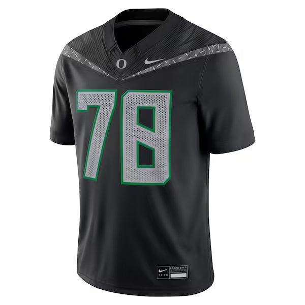Gernorris Wilson Oregon Ducks Official-Nike Home Game Jersey - Black
