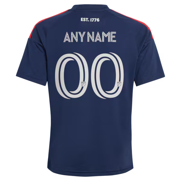 Official-Adidas New England Revolution 2026 Independence Day Replica Custom Jersey Blue