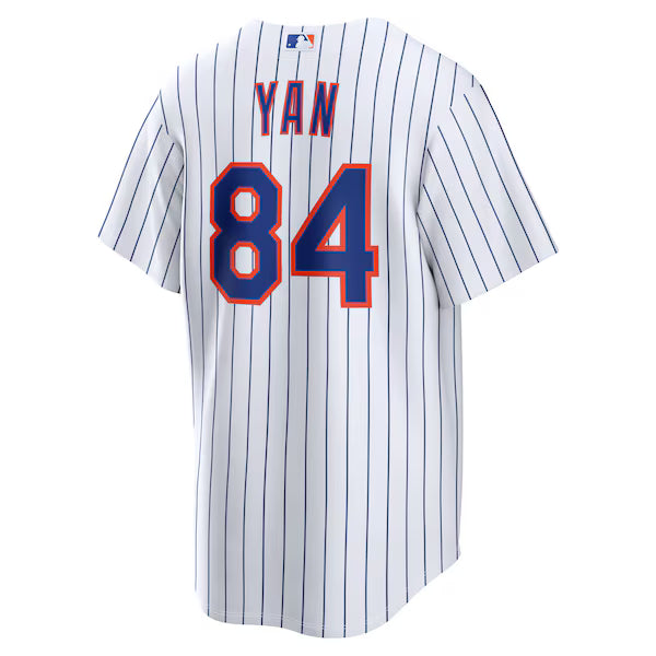 Jefry Yan New York Mets Official-Nike Home Replica Jersey - White