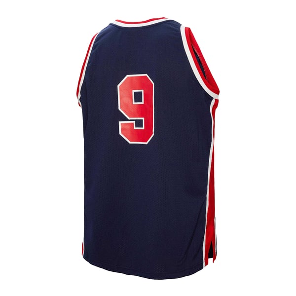 Teams Fans Shop Michael Jordan USA Basketball Mitchell & Ness 1984 Jersey Navy