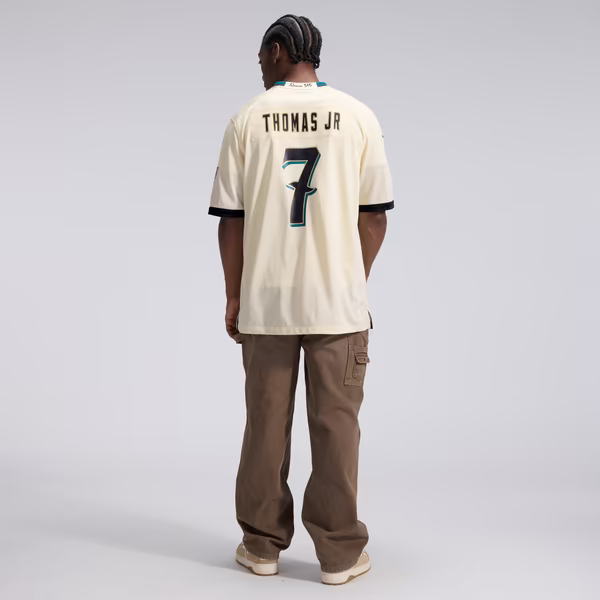 Brian Thomas Jr. Jacksonville Jaguars Official-Nike 2026 Rivalries Collection Game Jersey - Natural