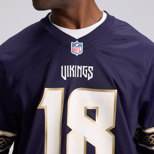 Justin Jefferson Minnesota Vikings Official-Nike 2026 Rivalries Collection Game Jersey - Purple
