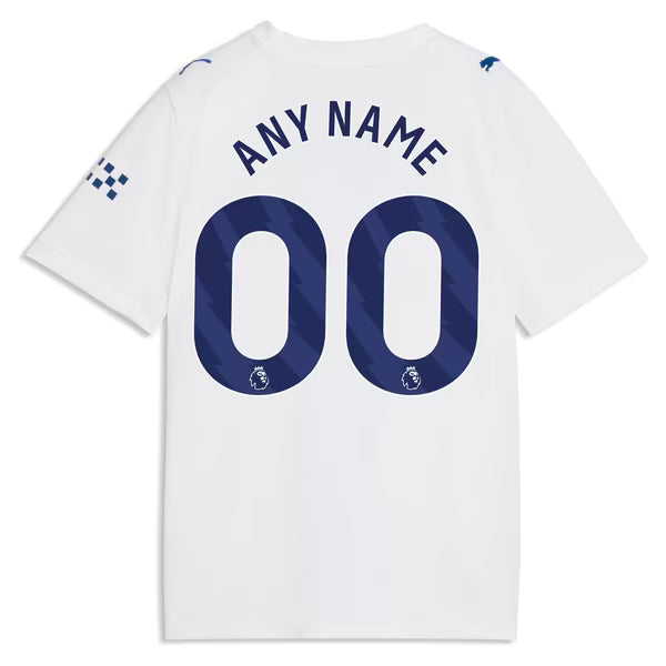Manchester City Official-Puma Youth 2026/27 Third Replica Custom Jersey - White
