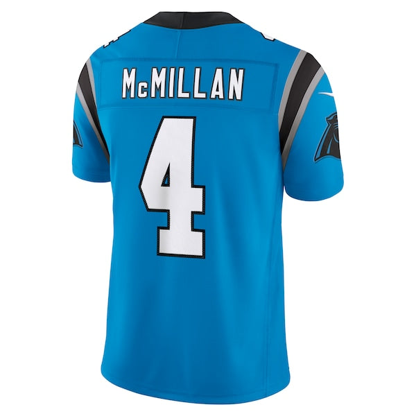 Tetairoa McMillan Carolina Panthers Official-Nike Alternate Vapor F.U.S.E. Stitched Limited Jersey - Blue