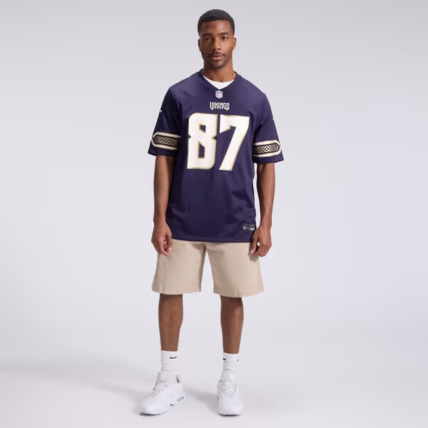 T.J. Hockenson Minnesota Vikings Official-Nike 2026 Rivalries Collection Game Jersey - Purple