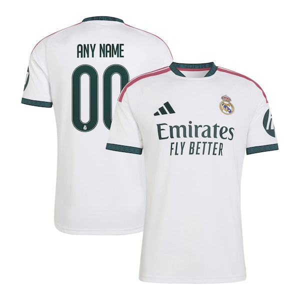 Official-Adidas Real Madrid 2026/27 Home Replica Custom Jersey White