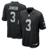 Taron Johnson Las Vegas Raiders Official-Nike Team Game Jersey - Black