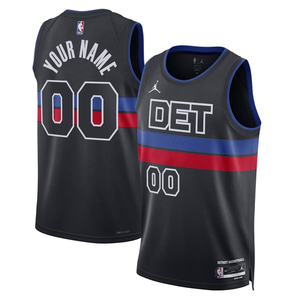 Teams Fans Shop Detroit Pistons Jordan Brand Unisex 2022/23 Jersey