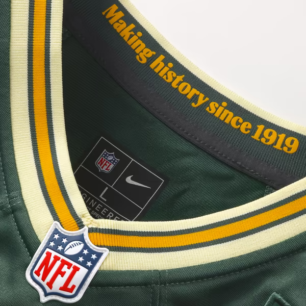 Lukas Van Ness Green Bay Packers Official-Nike 2026 Rivalries Collection Game Jersey - Green