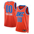 Teams Fans Shop Jordan Brand Unisex OKC Thunder Statement Jersey Orange
