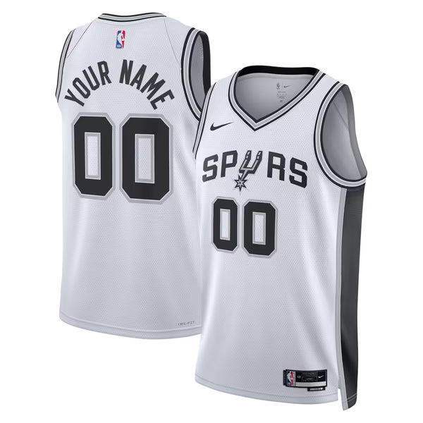 Teams Fans Shop Nike Unisex San Antonio Spurs Swingman Custom Jersey White Association