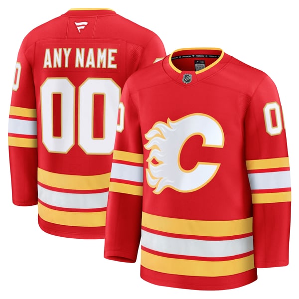 Teams Fans Shop Fanatics Calgary Flames Home Premium Custom Jersey