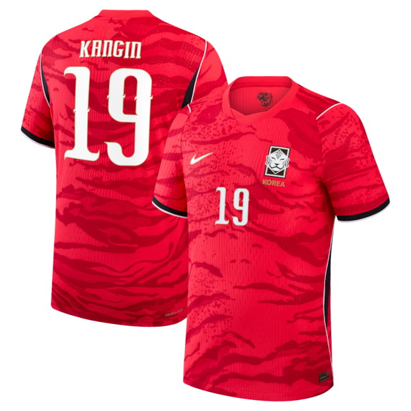 Official-nike Lee Kang In South Korea National Team 2026 Home Match Authentic Jersey Red