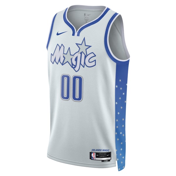 Teams Fans Shop Unisex Nike Orlando Magic City Edition Swingman Jersey - Silver