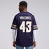 Andrew Van Ginkel Minnesota Vikings Official-Nike 2026 Rivalries Collection Game Jersey - Purple