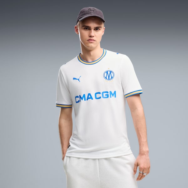Olympique Marseille Official-Puma 2026/27 Home Replica Jersey - White