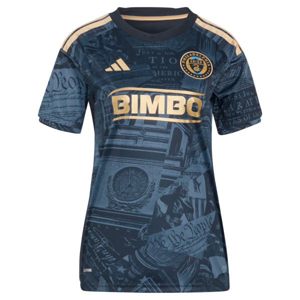Official-Adidas Philadelphia Union Women's 2026 1776 Kit Replica Custom Jersey Navy
