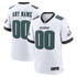 Official-nike Philadelphia Eagles Custom Game Jersey White