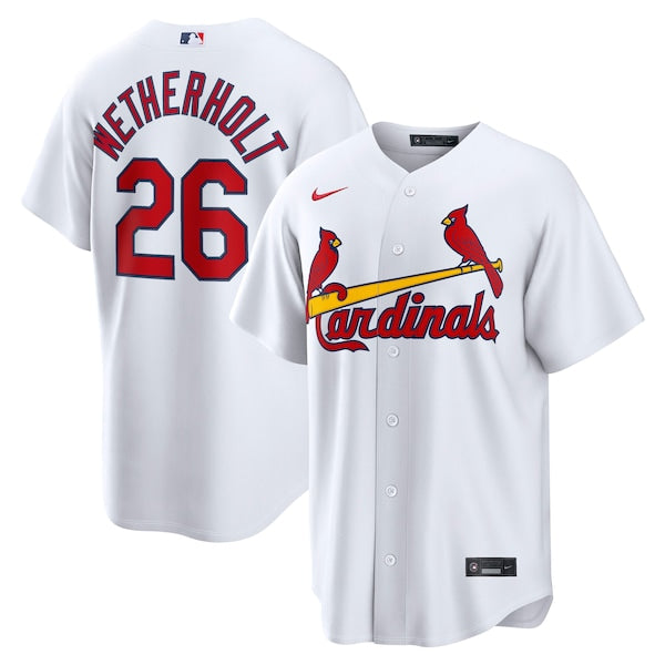 JJ Wetherholt St. Louis Cardinals Official-Nike Home Replica Jersey - White