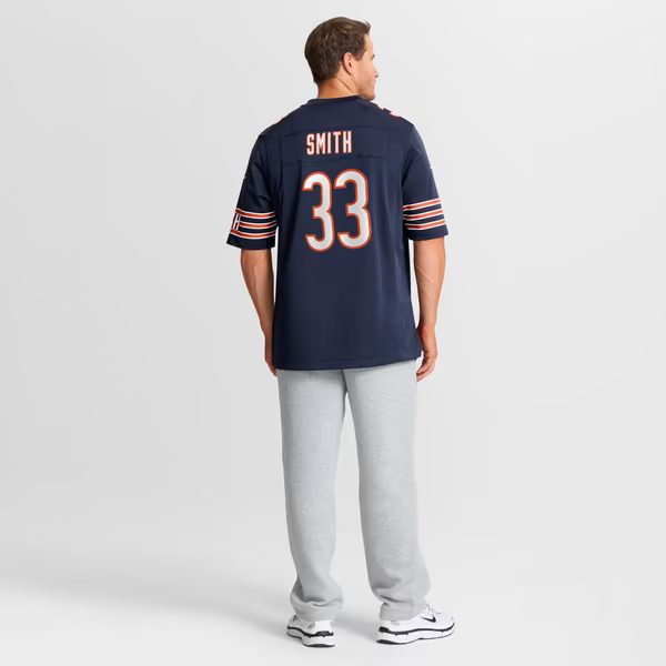 Keidron Smith Chicago Bears Official-Nike Team Game Jersey - Navy