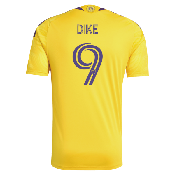 Daryl Dike Orlando City SC Official-Adidas 2026 Sunken Treasure Kit Secondary Replica Jersey - Yellow